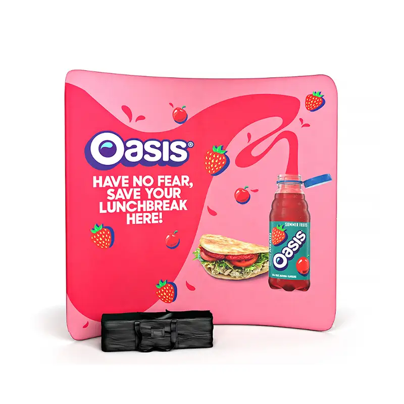 Bingkai Tirai Latar Lengkung